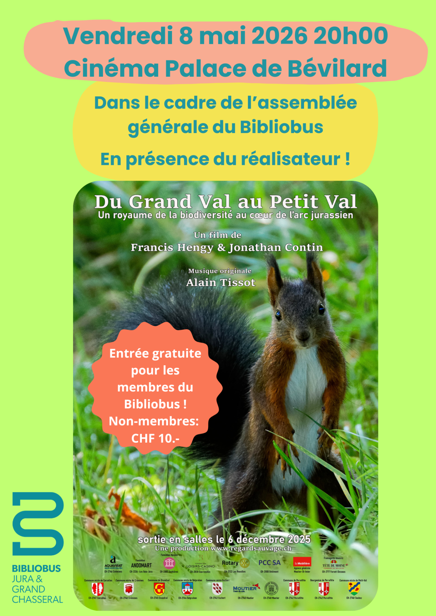 *Projection en collaboration avec l'AGAVE* Du grand Val au petit Val